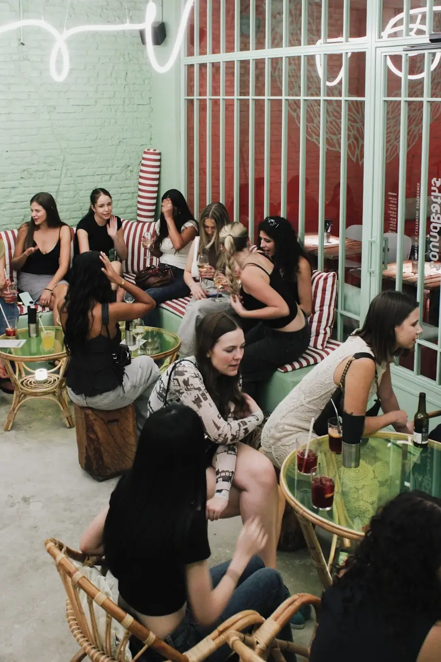 Rooftop drinks